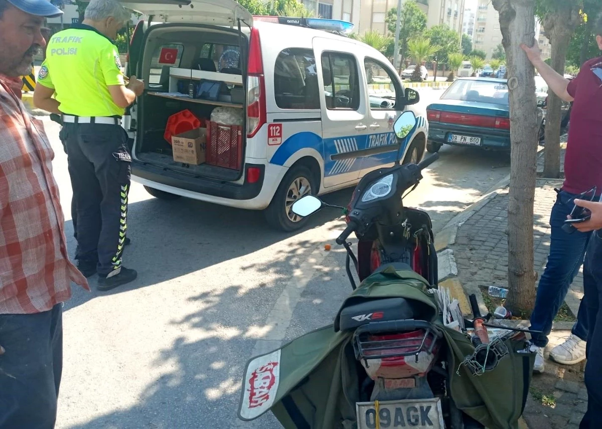 Son dakika haberi | Aydın\'da motosiklet ile otomobil çarpıştı: 1 yaralı
