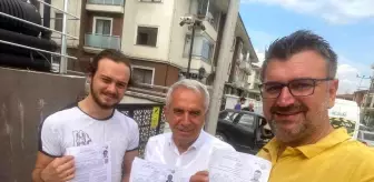 Baba, oğul ve torun birlikte sınava girdi