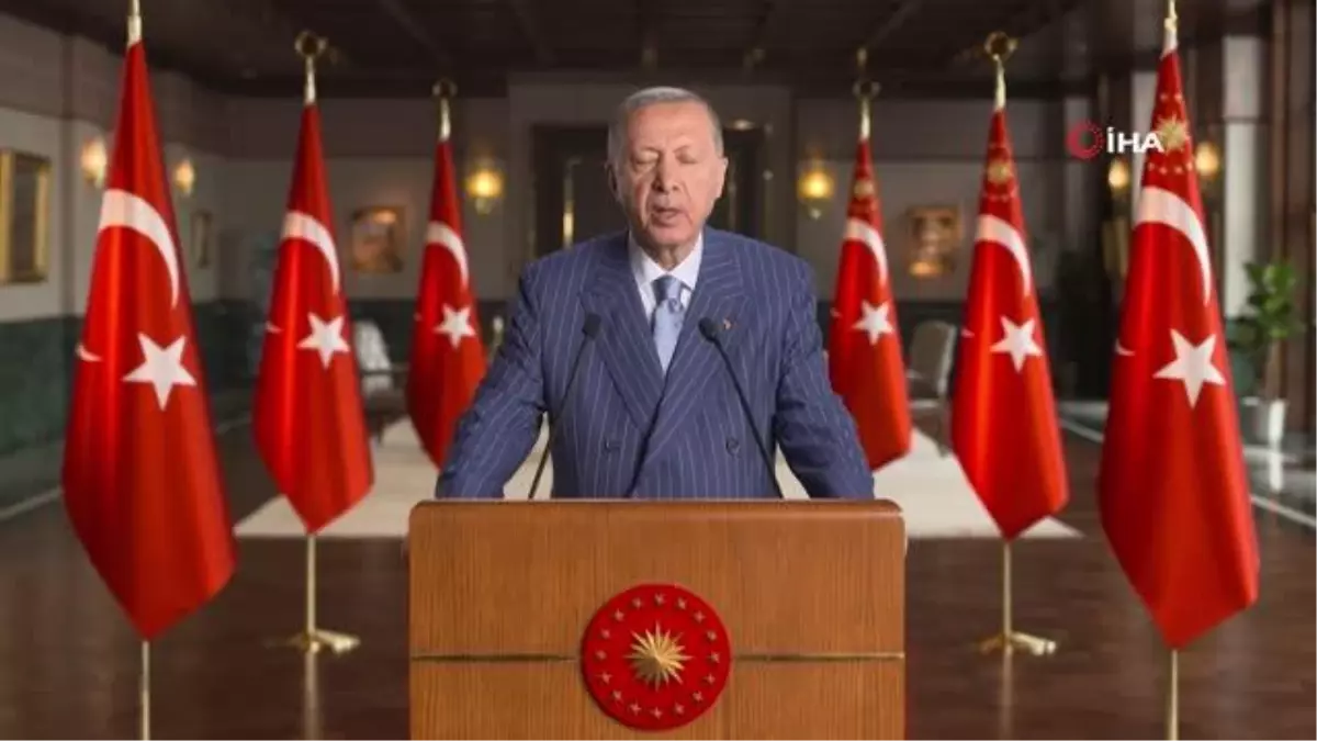 Cumhurbaşkanı Erdoğan "Küresel Parlamenter Konferansı"na video mesaj gönderdi