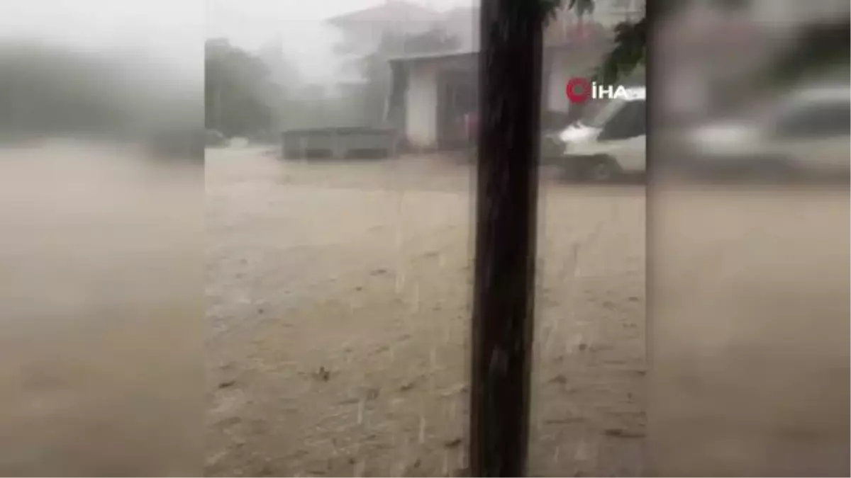 Fındık büyüklüğünde yağan dolu meyve ağaçlarına zarar verdi