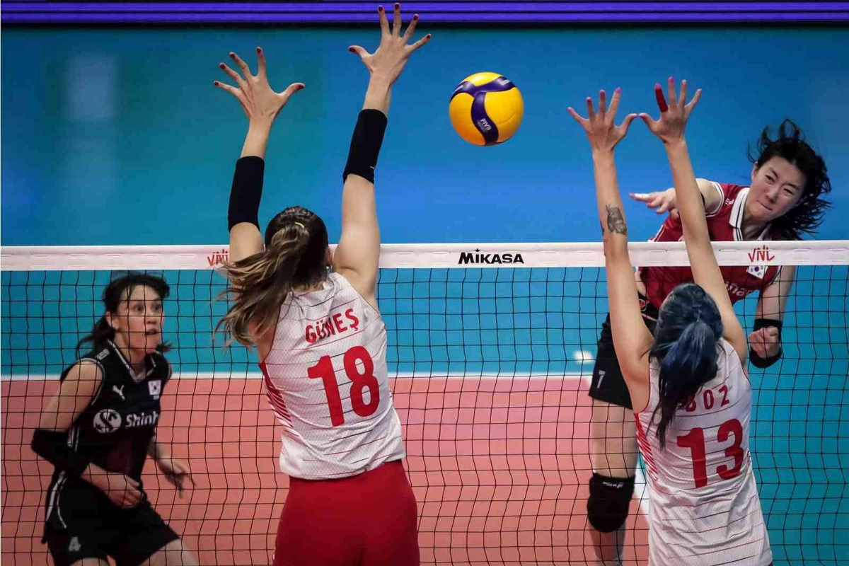 FIVB Milletler Ligi: Türkiye: 3 Güney Kore: 1
