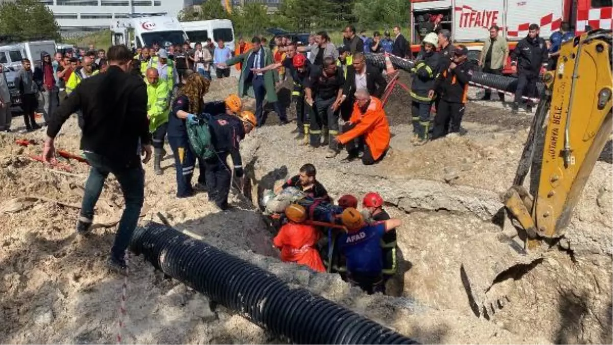 Kanalizasyon çalışmasında toprak kaydı: 1 ölü, 1 yaralı