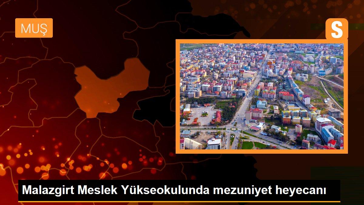 Malazgirt Meslek Yükseokulunda mezuniyet heyecanı