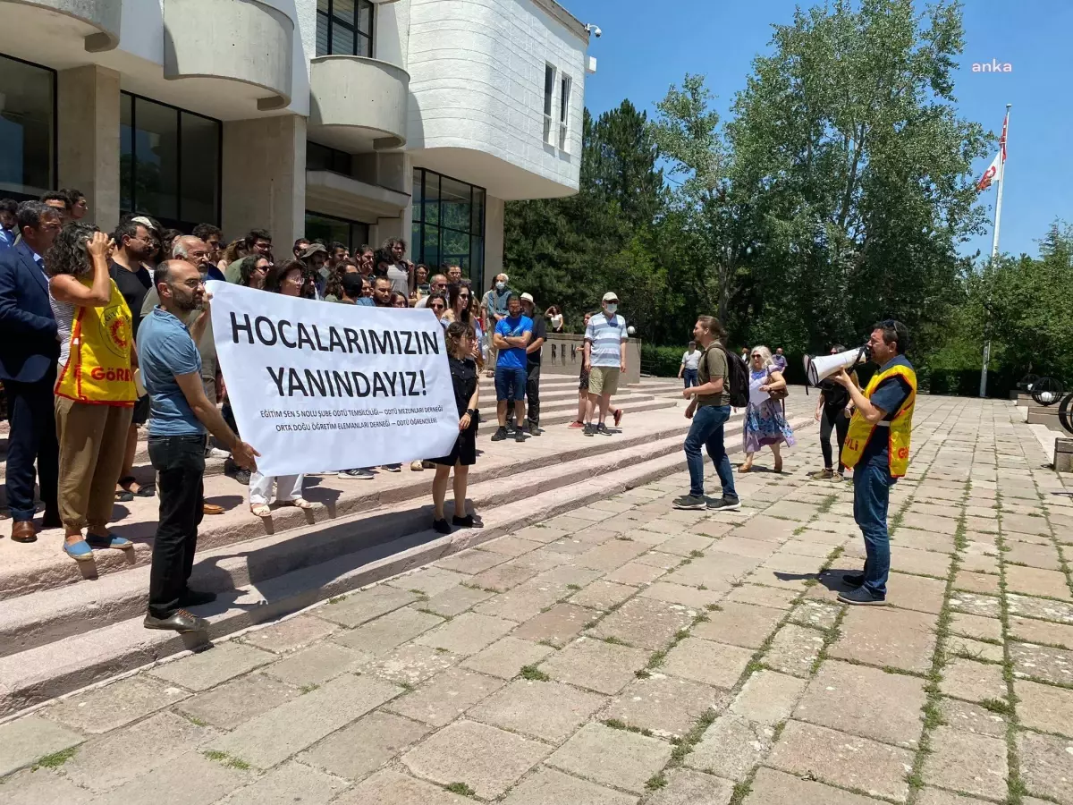 ODTÜ Bileşenlerinden 2 Araştırma Görevlisinin Açığa Alınmasına Tepki: "Atanmış Rektörlere Rağmen Haklarımızı ve Özgürlüklerimizi Savunmaktan...