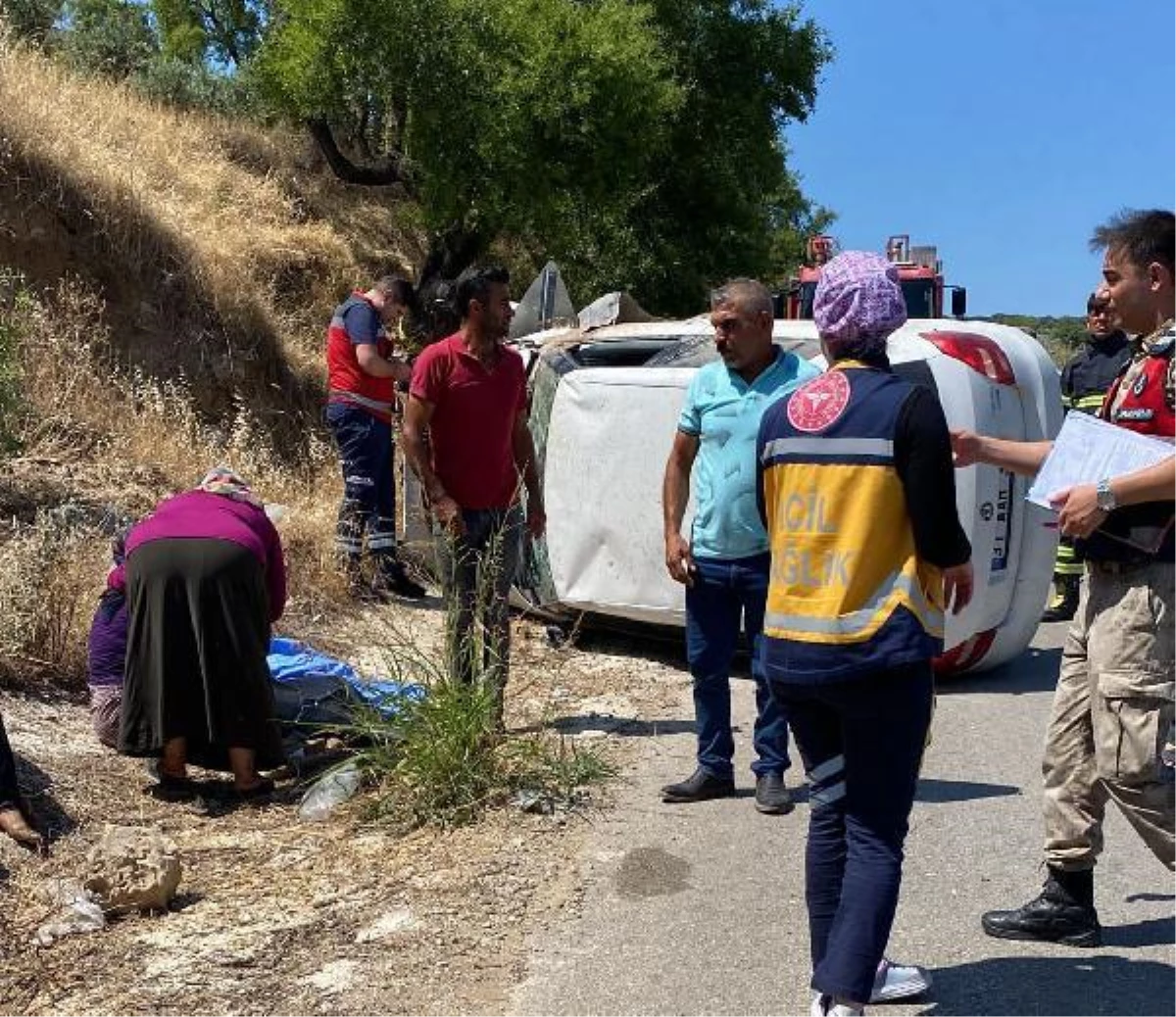 Son dakika haber... Otomobil patpata çarptı, amca ile yeğeni öldü