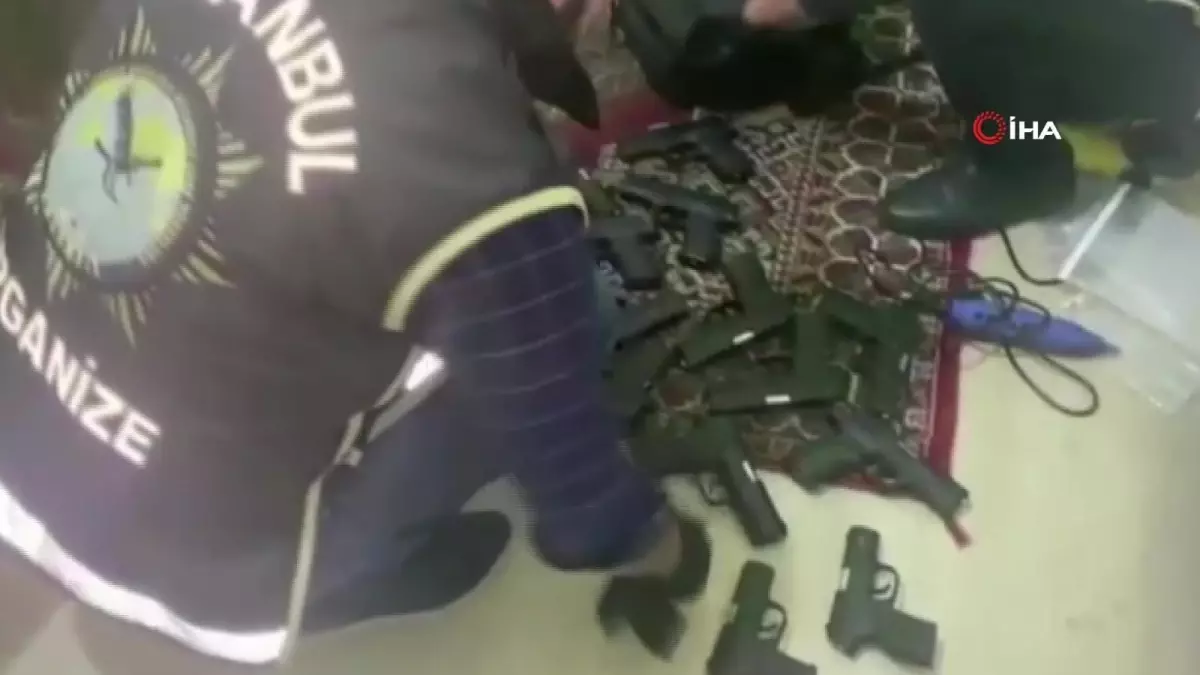 İstanbul\'da silah kaçakçılığı operasyonu: 8 gözaltı