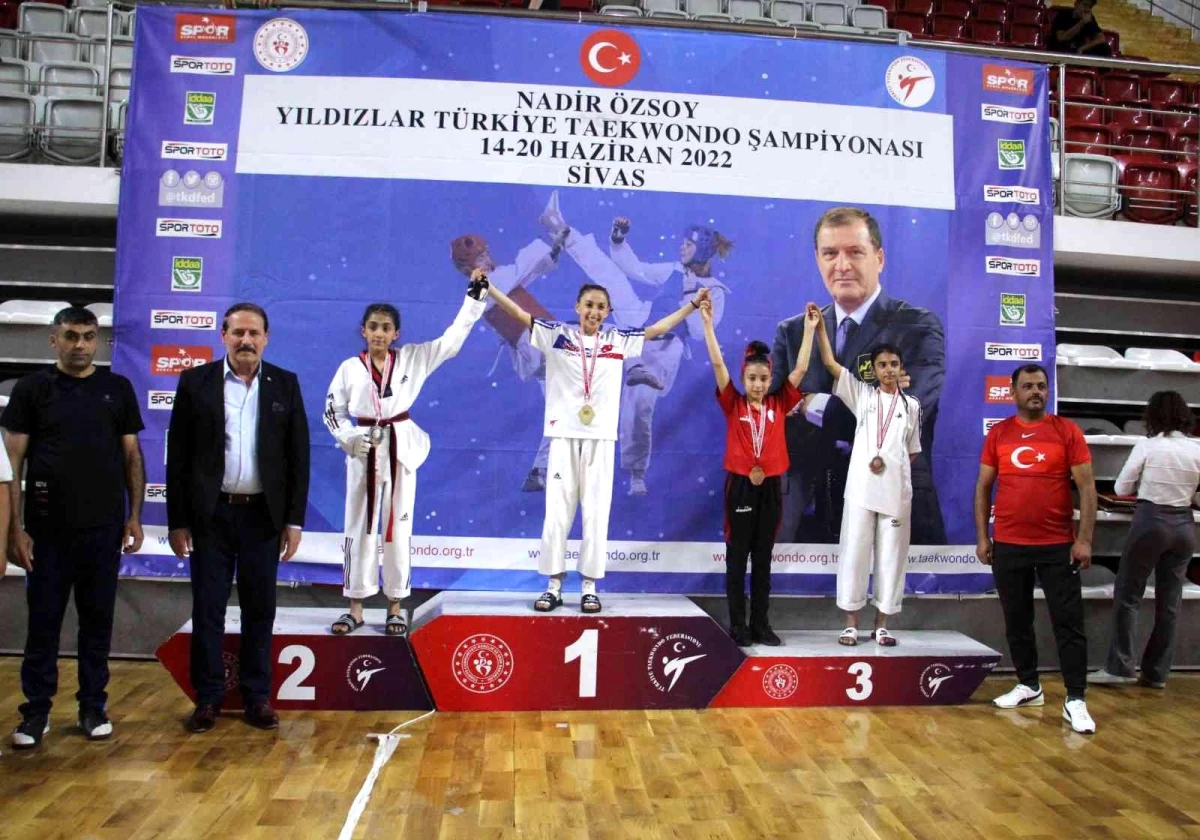 Sivas\'ta düzenlenen tekvando şampiyonası sona erdi