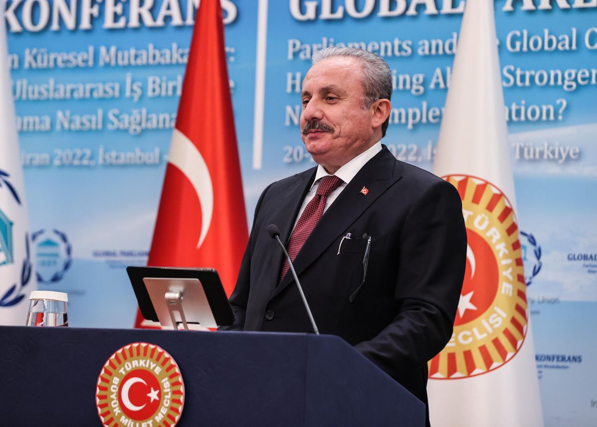 TBMM Başkanı Şentop, Küresel Parlamenter Göç Konferansı'nda basın toplantısı düzenledi Açıklaması