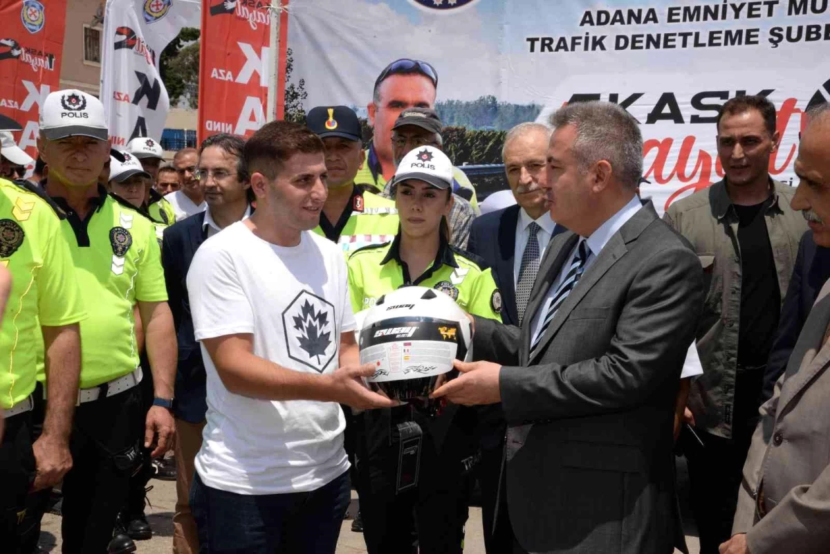 Adana\'da 260 kask dağıtıldı