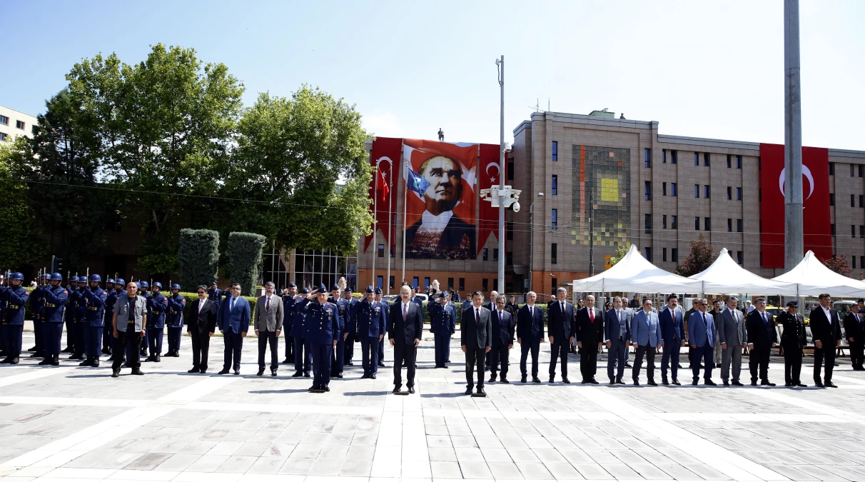 Atatürk\'ün Eskişehir\'e ilk gelişinin 102. yıl dönümü törenle kutlandı