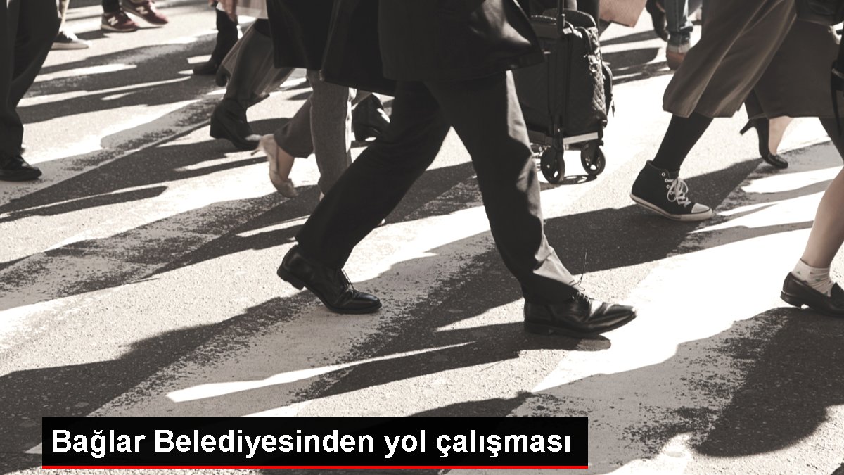 Bağlar Belediyesinden yol çalışması