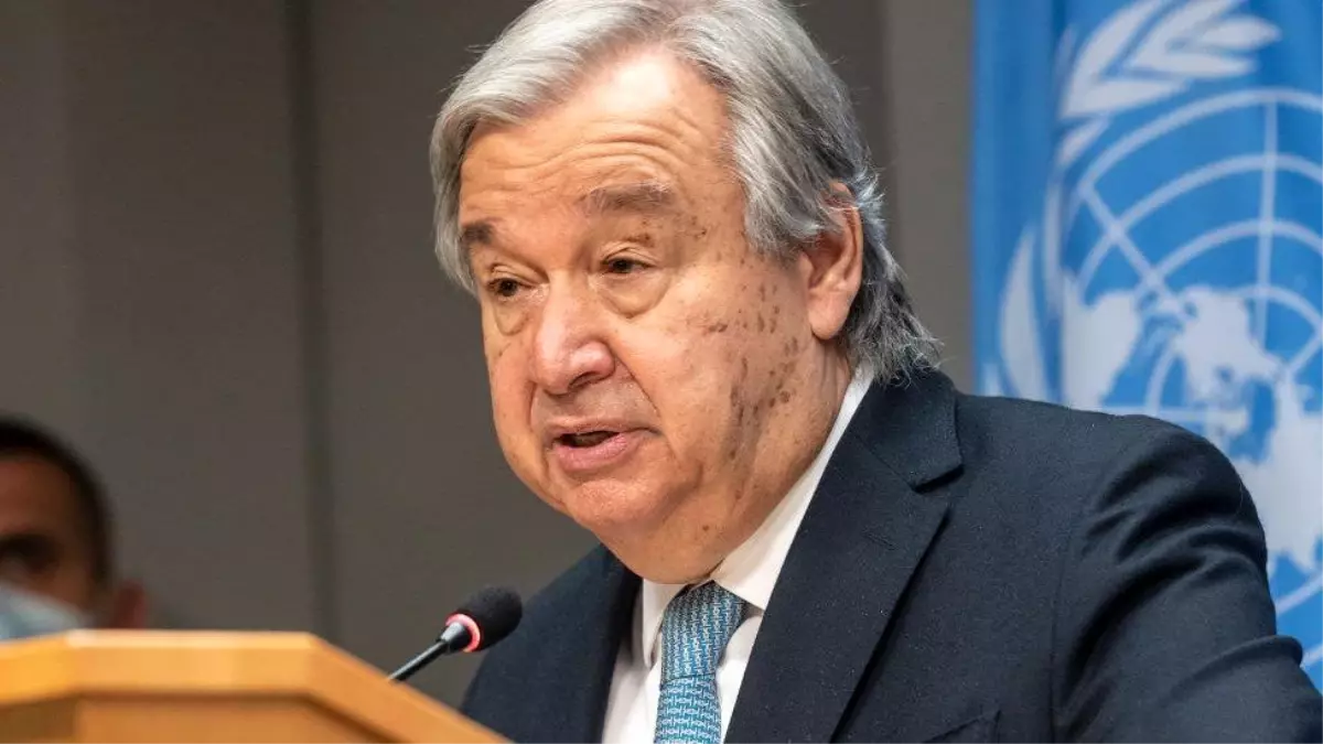 BM Genel Sekreteri Guterres: Suriye\'ye insani yardımlar bir yıl daha uzatılmalı