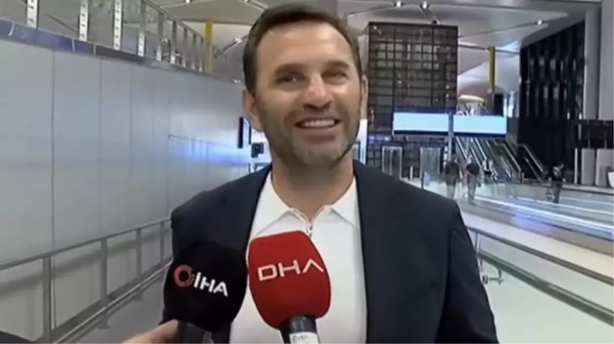 Galatasaray'ın yeni teknik direktörü havalimanında açıklama yaptı: Şuan fazla konuşamıyorum