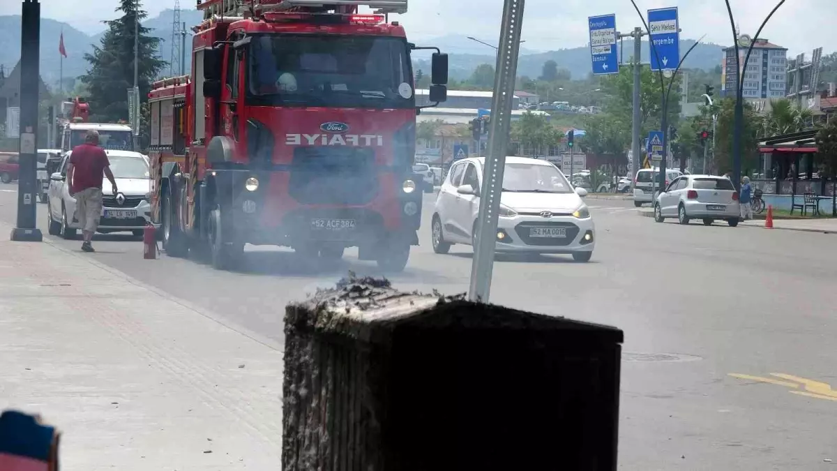 Son dakika haberi! Ordu\'da elektrik panosu yangını