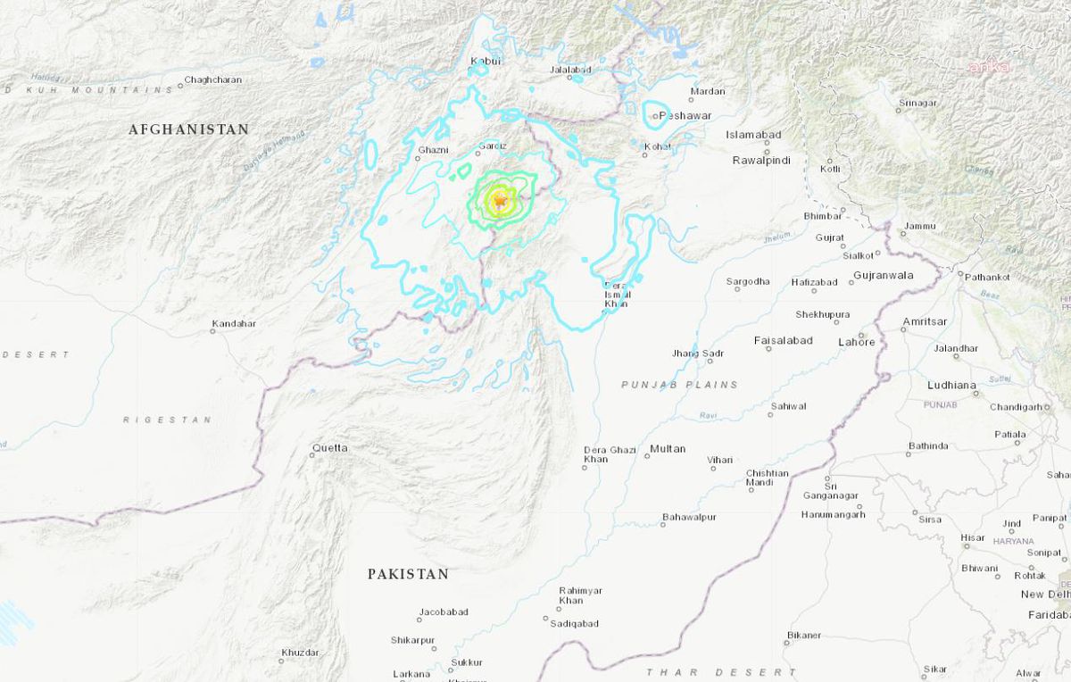 Son dakika haberi... Afganistan\'ın Khost Şehrinde Hissedilen 5.9 Şiddetindeki Depremde 255 Kişi Hayatını Kaybetti