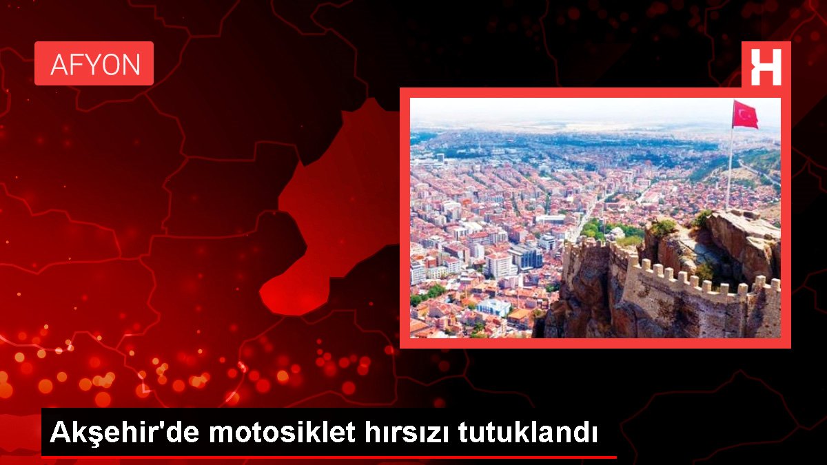 Son dakika haberi | Akşehir'de motosiklet hırsızı tutuklandı