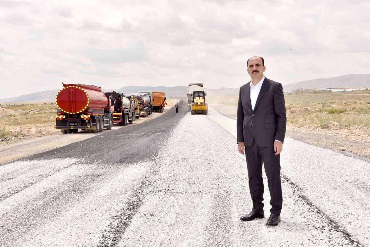 Konya Büyükşehir Belediyesinin yol çalışmaları