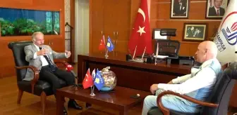 Bayrampaşa Belediye Başkanı Atila Aydıner, Kosova Güvenlik Gücü Komutanı'nı kabul etti