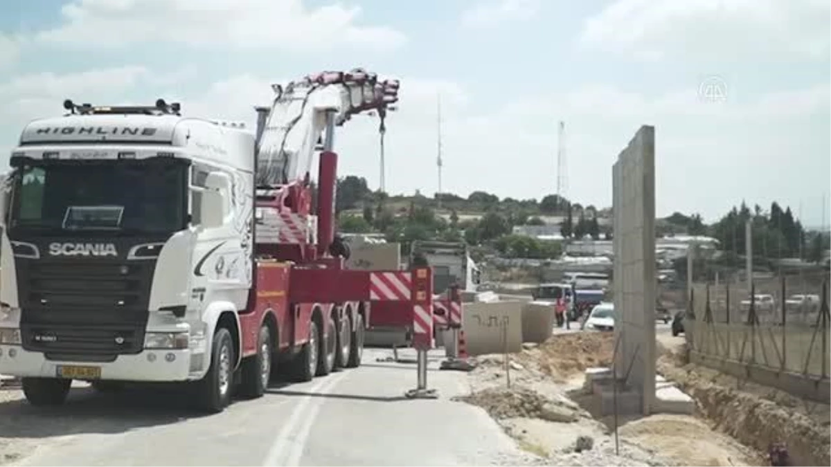 İsrail, Batı Şeria\'da 45 kilometrelik duvar inşa etmeye başladı