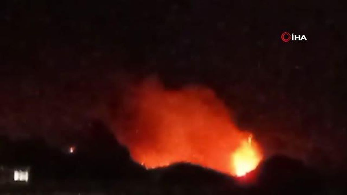 KKTC'deki orman yangını Geçitkale bölgesine yaklaştı