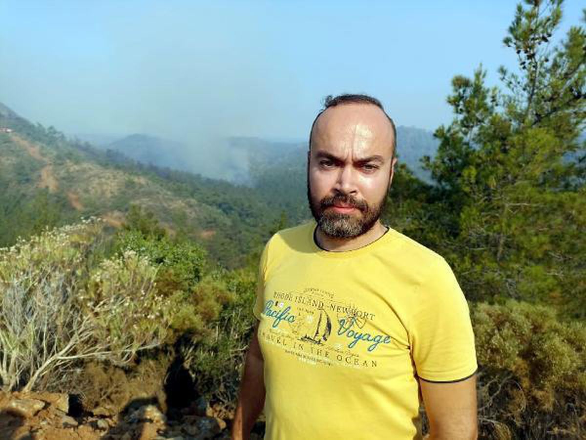 Son dakika haberleri... Marmaris\'te orman yangını (7)