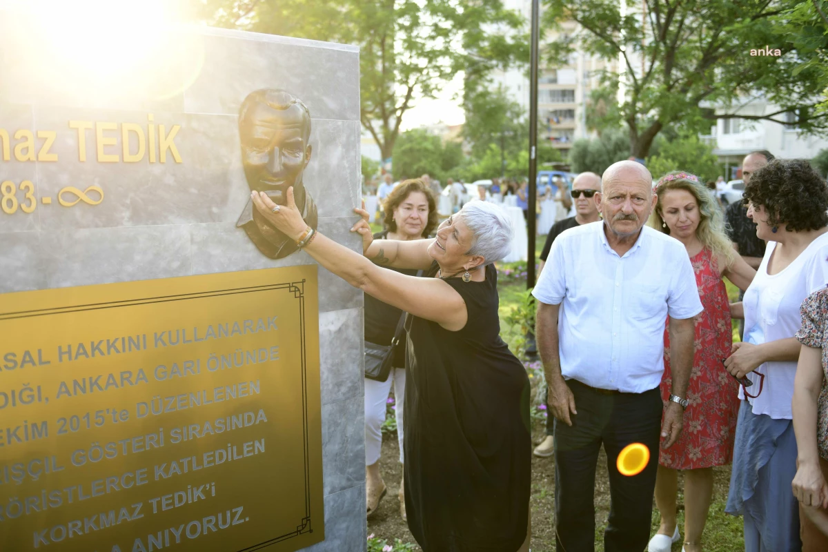 Muratpaşa\'da Korkmaz Tedik Barış Parkı Açıldı