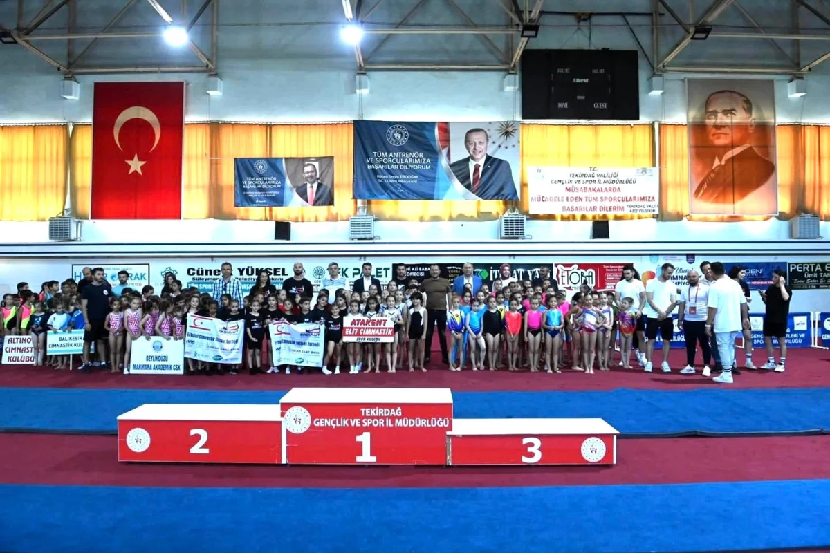 Süleymanpaşa\'da Ulusal Cimnastik Şampiyonası düzenlendi