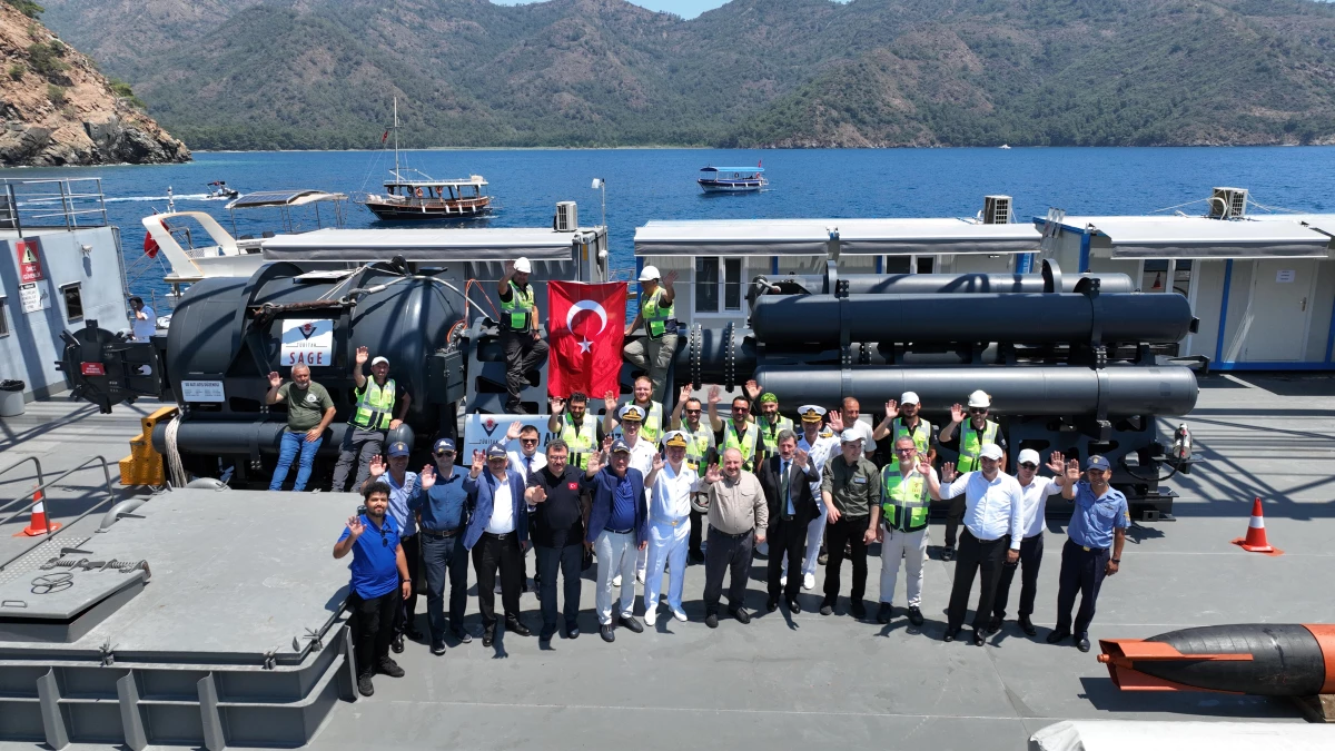 Türkiye\'nin ilk denizaltı test altyapısı hayata geçirildi