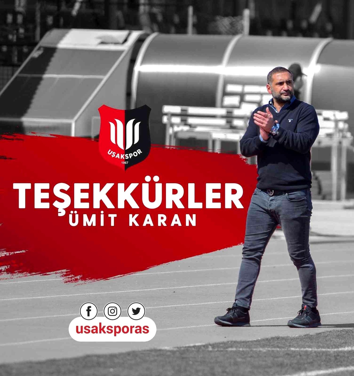 Uşakspor\'da Ümit Karan dönemi sona erdi