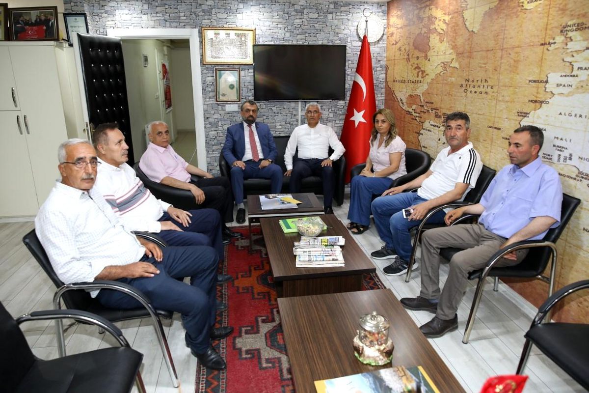 Başkan Güder'den Akın'a 'hayırlı olsun' ziyareti