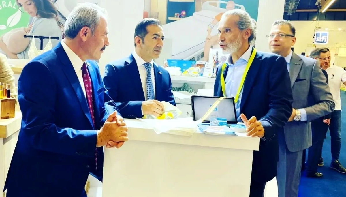 Denizli'de hastalar için geliştirilen kumaş fuarın gözdesi oldu