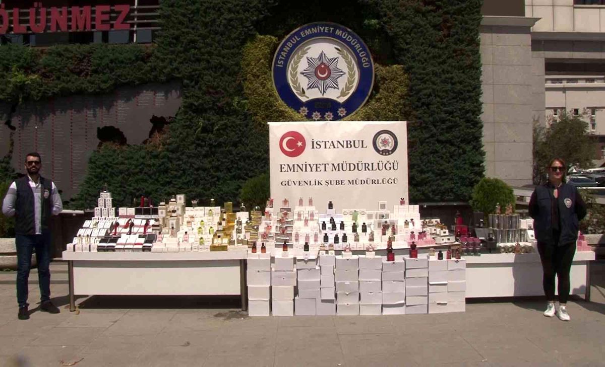 İstanbul\'da sahte parfüm operasyonu