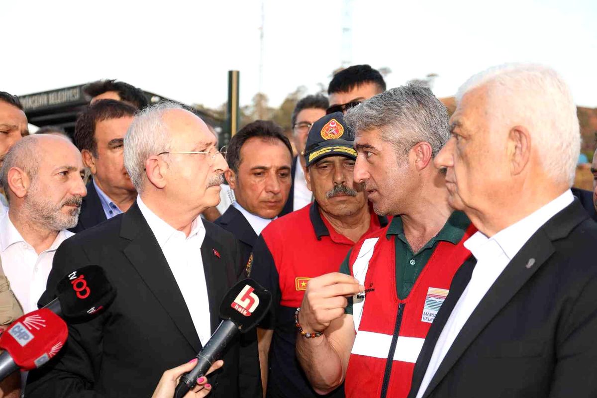 Kılıçdaroğlu\'ndan Marmaris\'e destek ziyareti