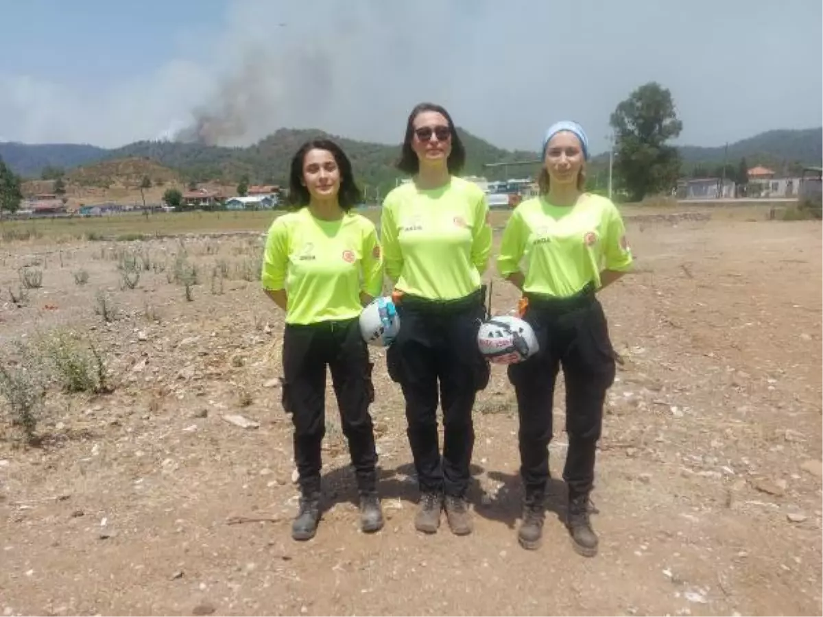 Marmaris'teki orman yangınında 3'üncü gün; alevler 5 noktada ilerliyor (6)