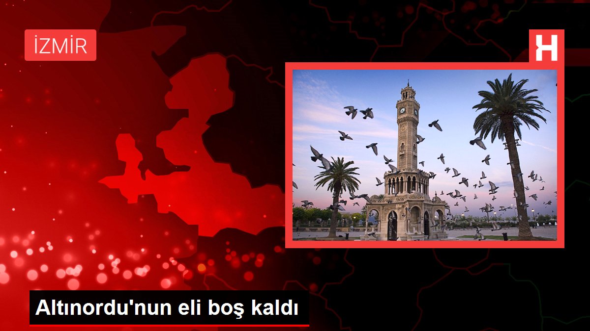 Altınordu'nun eli boş kaldı