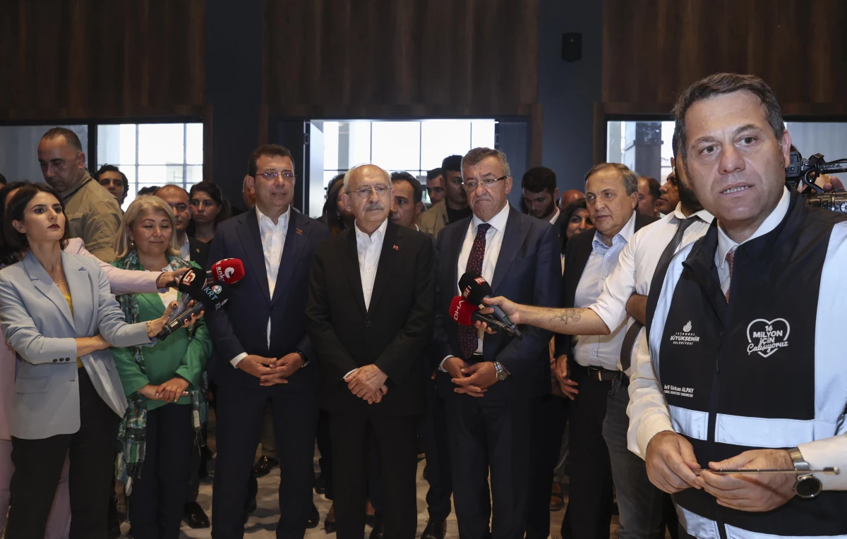 CHP Genel Başkanı Kılıçdaroğlu, İBB\'nin yapımı süren projelerini inceledi