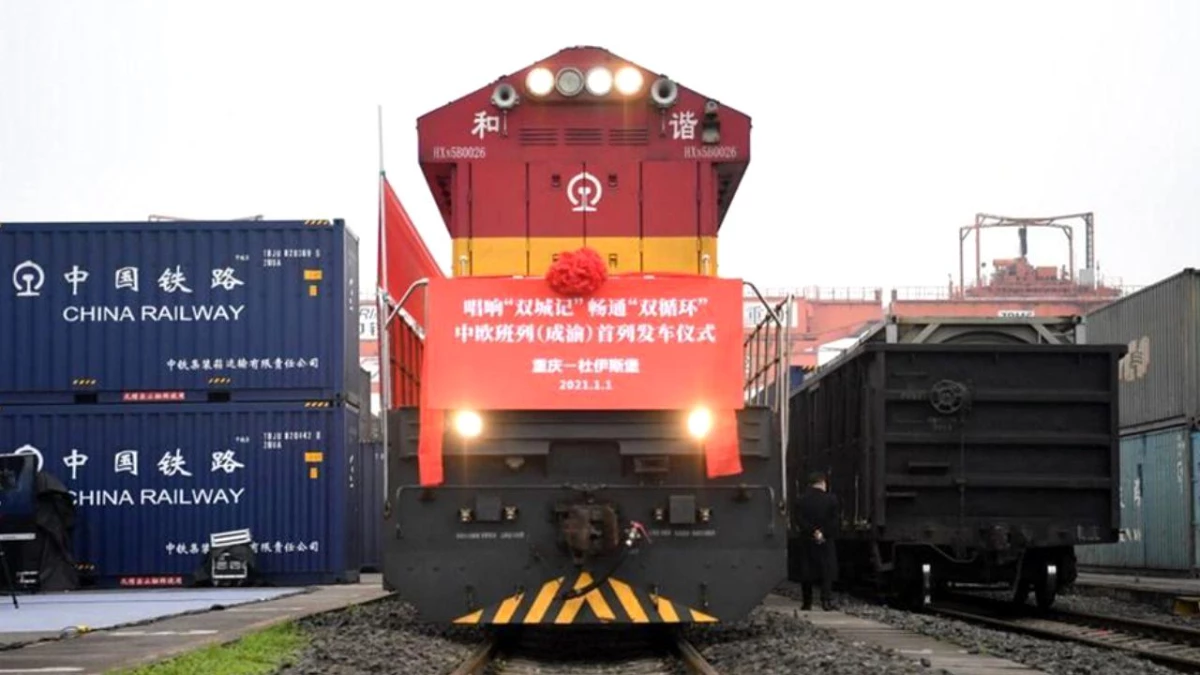 Çin-Avrupa Demiryolu Ekspresi (Chongqing) 10.000\'inci Seferine Çıktı
