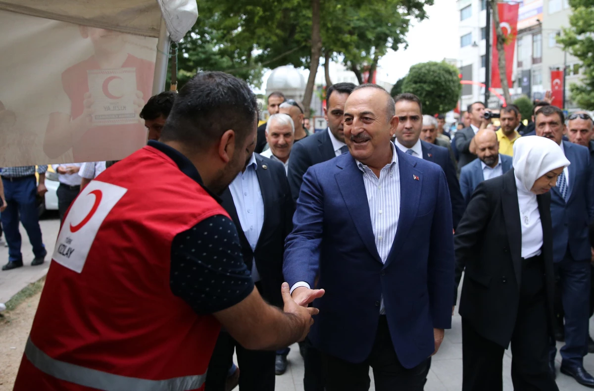 Bakan Çavuşoğlu\'ndan valilik ve belediye ziyareti