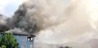 Elektrik tesisatından çıkan yangın binayı sardı, ev sahibi yaralandı