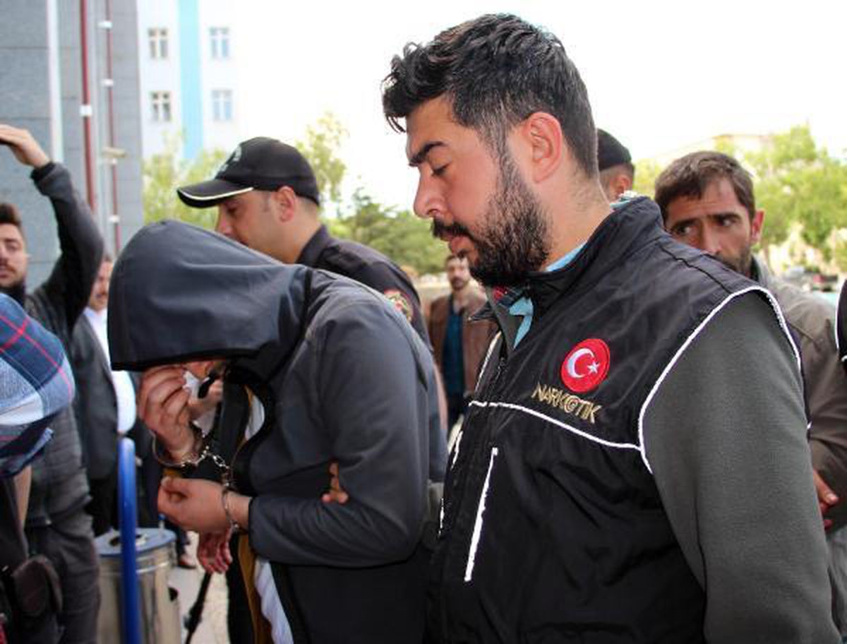 Erzurum'da 'Torba Patlatma Operasyonu'nun 9 şüphelisi adliyede