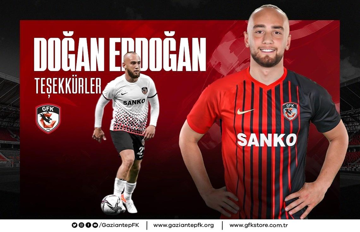 Gaziantep FK, futbolcu Doğan Erdoğan ile yollarını ayırdı