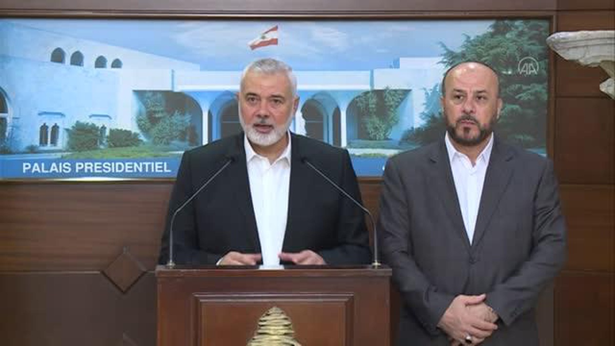 Hamas Siyasi Büro Başkanı İsmail Heniyye, Lübnan\'da