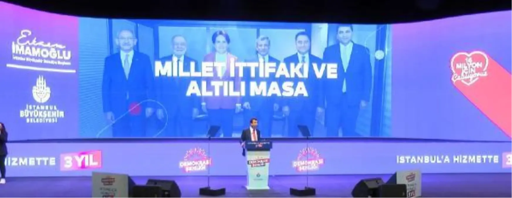 Kılıçdaroğlu İstanbul\'a hizmette 3 yıl programında konuştu