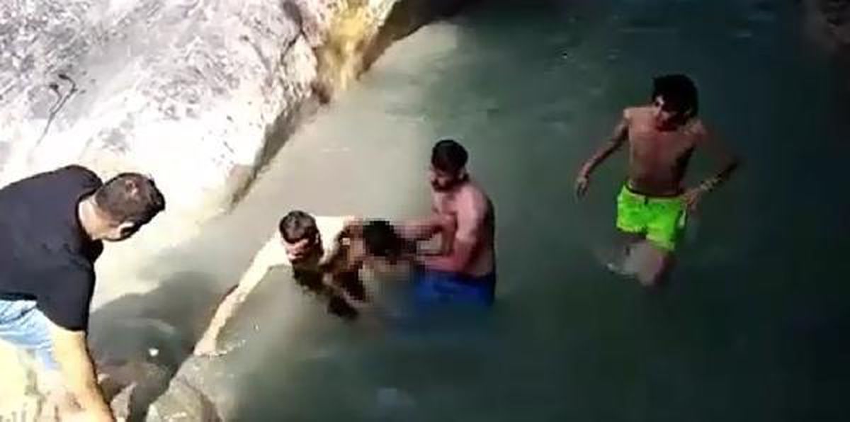 Serinlemek için şelaleye giren Furkan, boğuldu