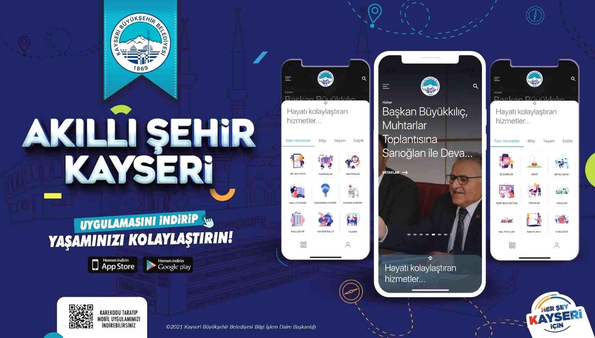 \'Akıllı Şehir Kayseri\' uygulaması vatandaşların gözdesi oldu