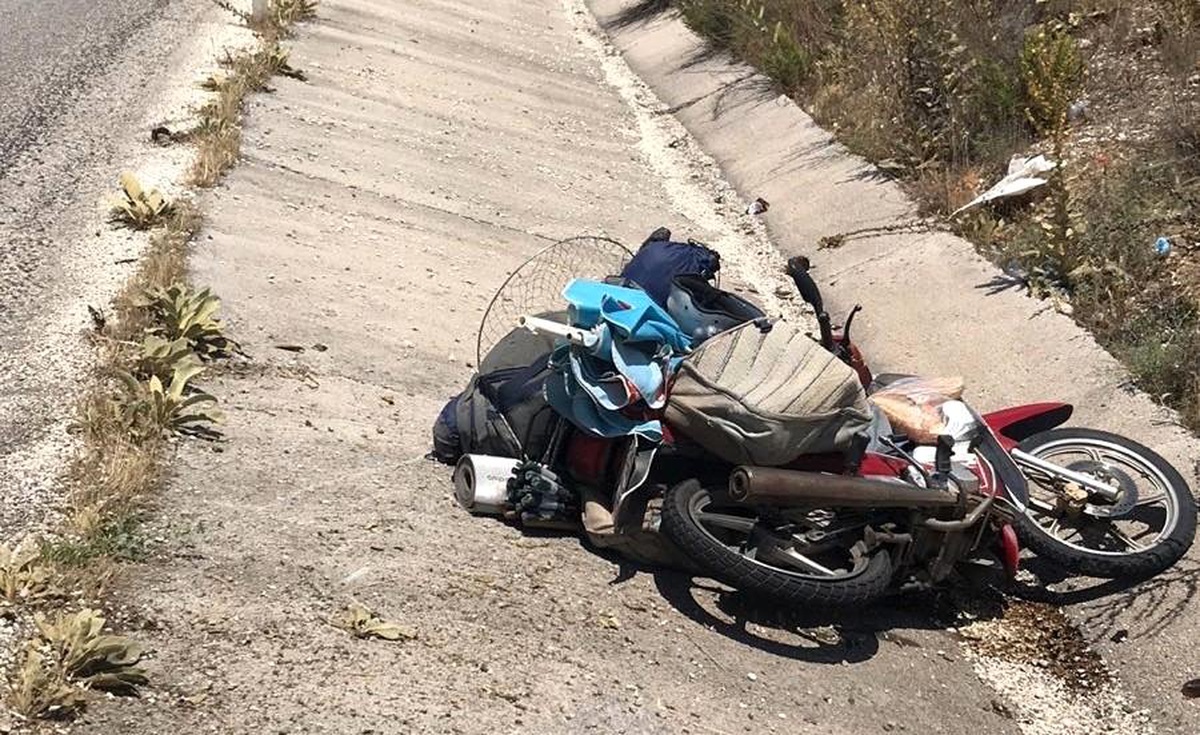 Son dakika haberi! Arka tekeri patlayan motosikletin sürücüsü ölümden döndü