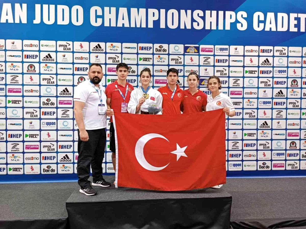Konya Büyükşehir Belediyesporlu Judocu Sinem Oruç Avrupa Şampiyonu oldu