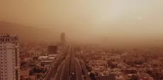 Duhok'ta kum fırtınası yaşamı olumsuz etkiliyor