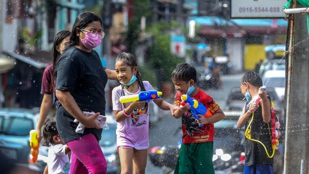 Filipinler\'de Pandemi Nedeniyle Ara Verilen Wattah-Wattah Festivali Yeniden Kutlandı