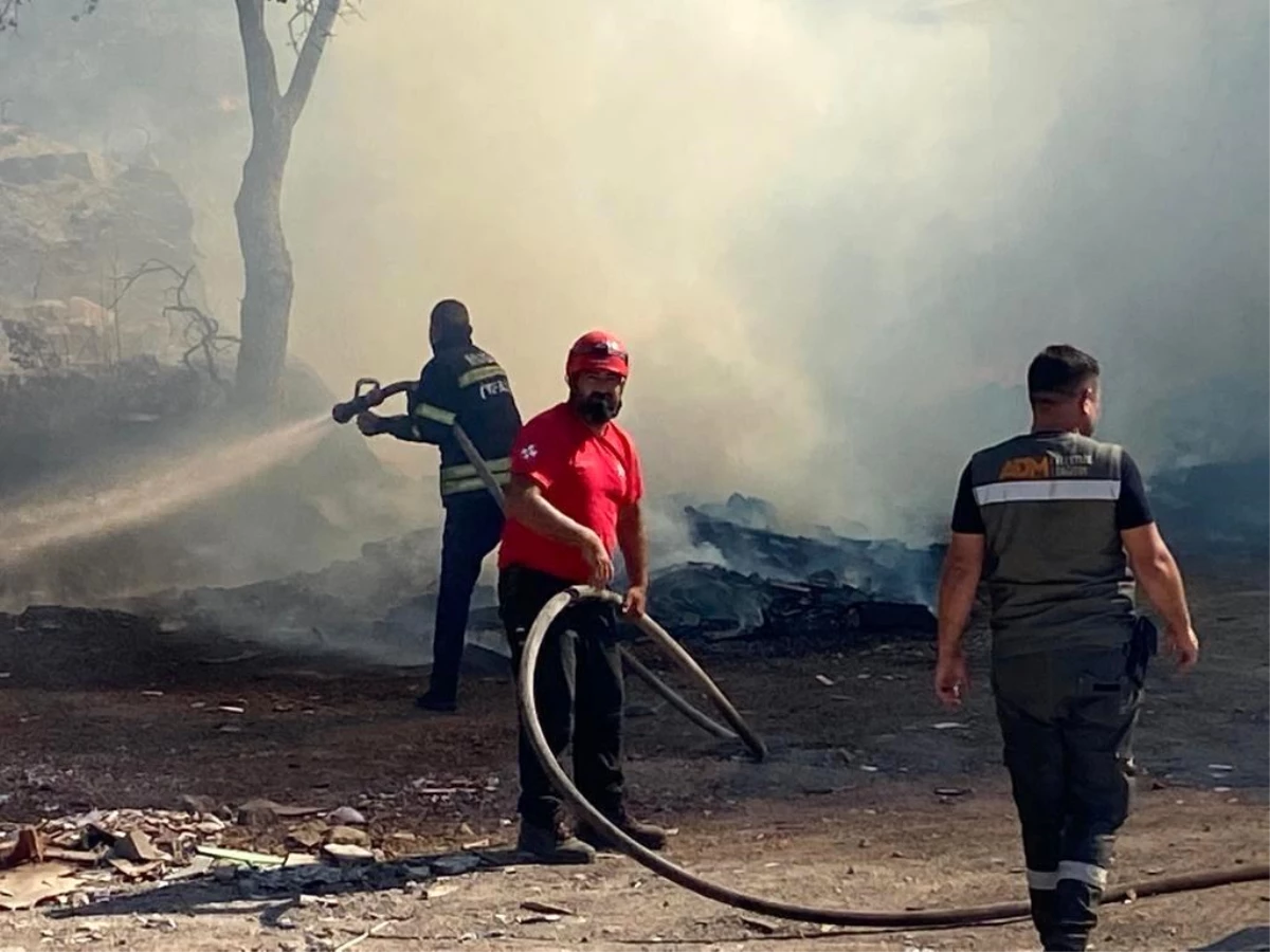 Son dakika haberleri! Fırında çıkan yangın, makilik alana sıçradı